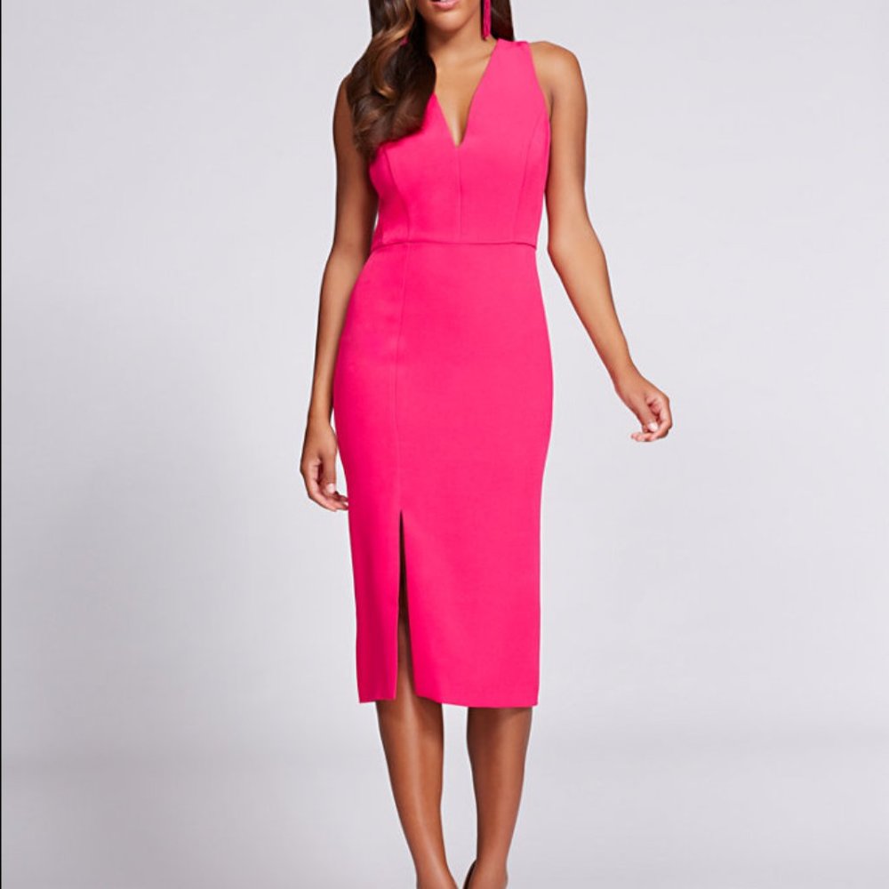 NWT Pink V-Neck SheatheNew! Introducing the Gabrie